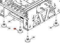  KLW-M1180-00 LEVELING BOLT ASS